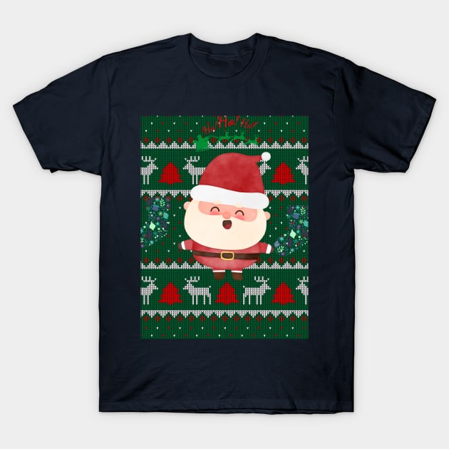 Santa season T-Shirt by Rene Martin